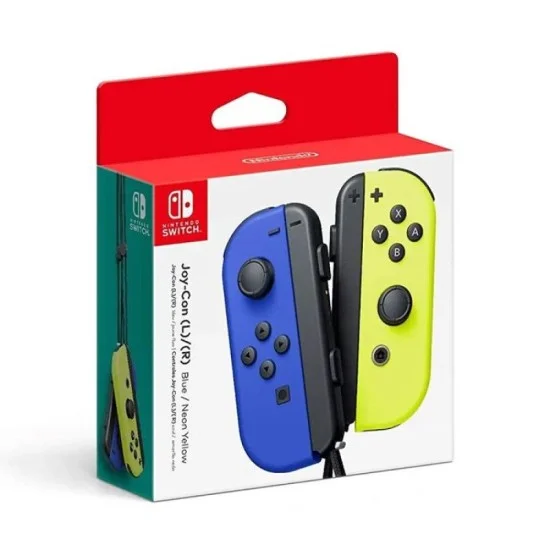 Nintendo Switch Joy-Con (L-R) Controllers - Neon Blue - Yellow